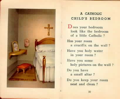 A little Catholic's freaky bedroom