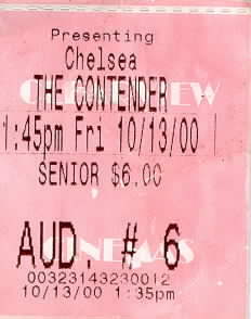 The senior rate ticket!